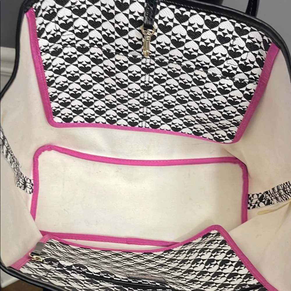 Kate Spade Black and White Tote Bag - Picture 8 of 13